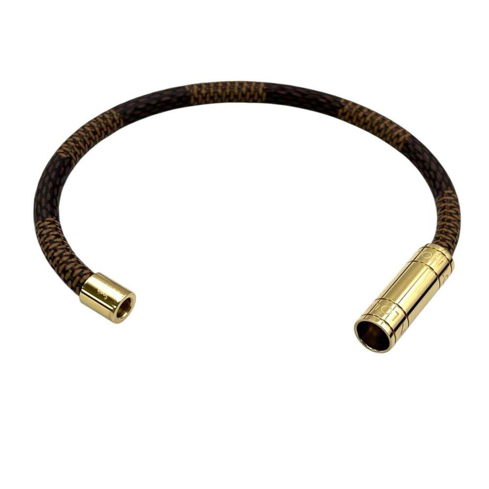 LOUIS VUITTON Brown Damier Canvas Charm Bracelet - Picture 6 of 7